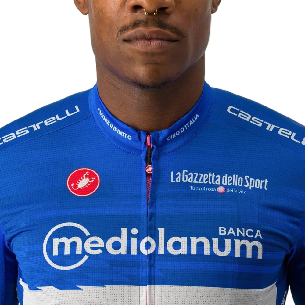 Castelli 9510602-058#GIRO106 Comp Jrs Męska Długa Koszulka Niebieski XL