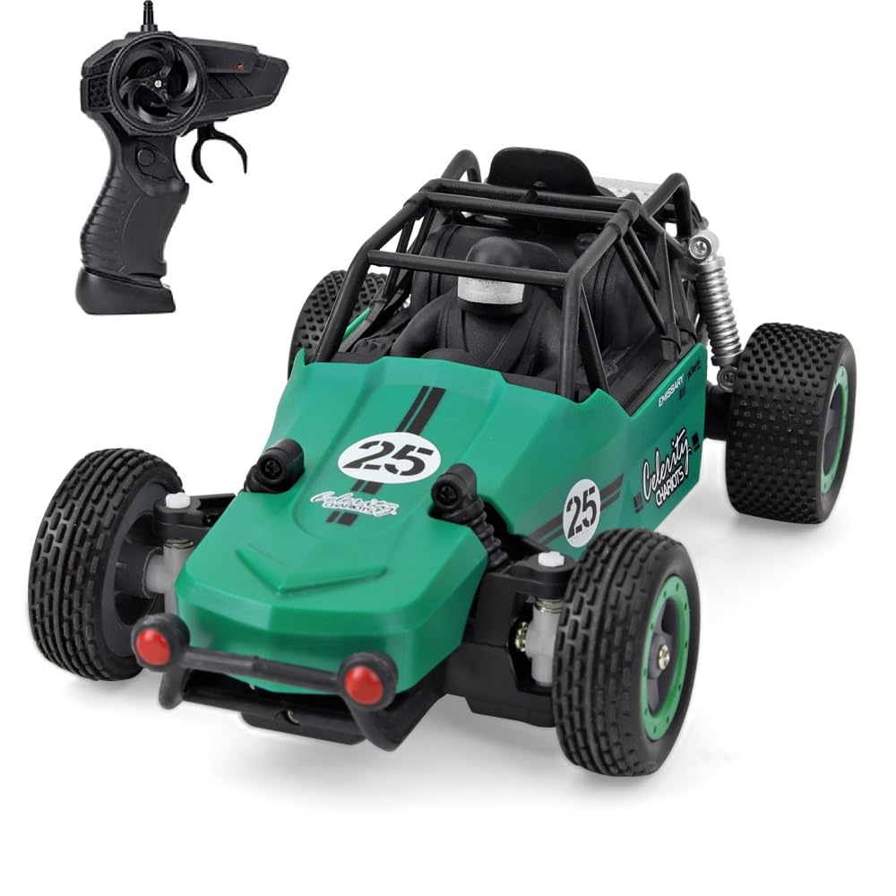Toyshine Mud Race Buggy Remote Control High-Speed Off Road Rock Fast Racing Vehicle Electric RC Car for Kids Adults - Green (B0DCJJ4LN4) Amazon Price History, Amazon Price Tracker