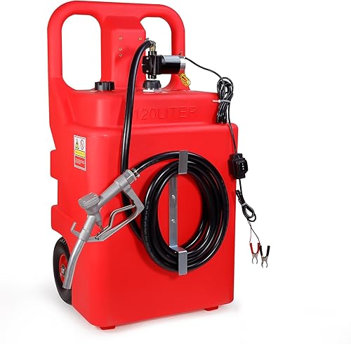 Miniatura 9 de Tanques de almacenamiento de combustible diésel portátil de 32 galones con bomba de 12 V CC (solo para diésel) contenedor de combustible diésel con