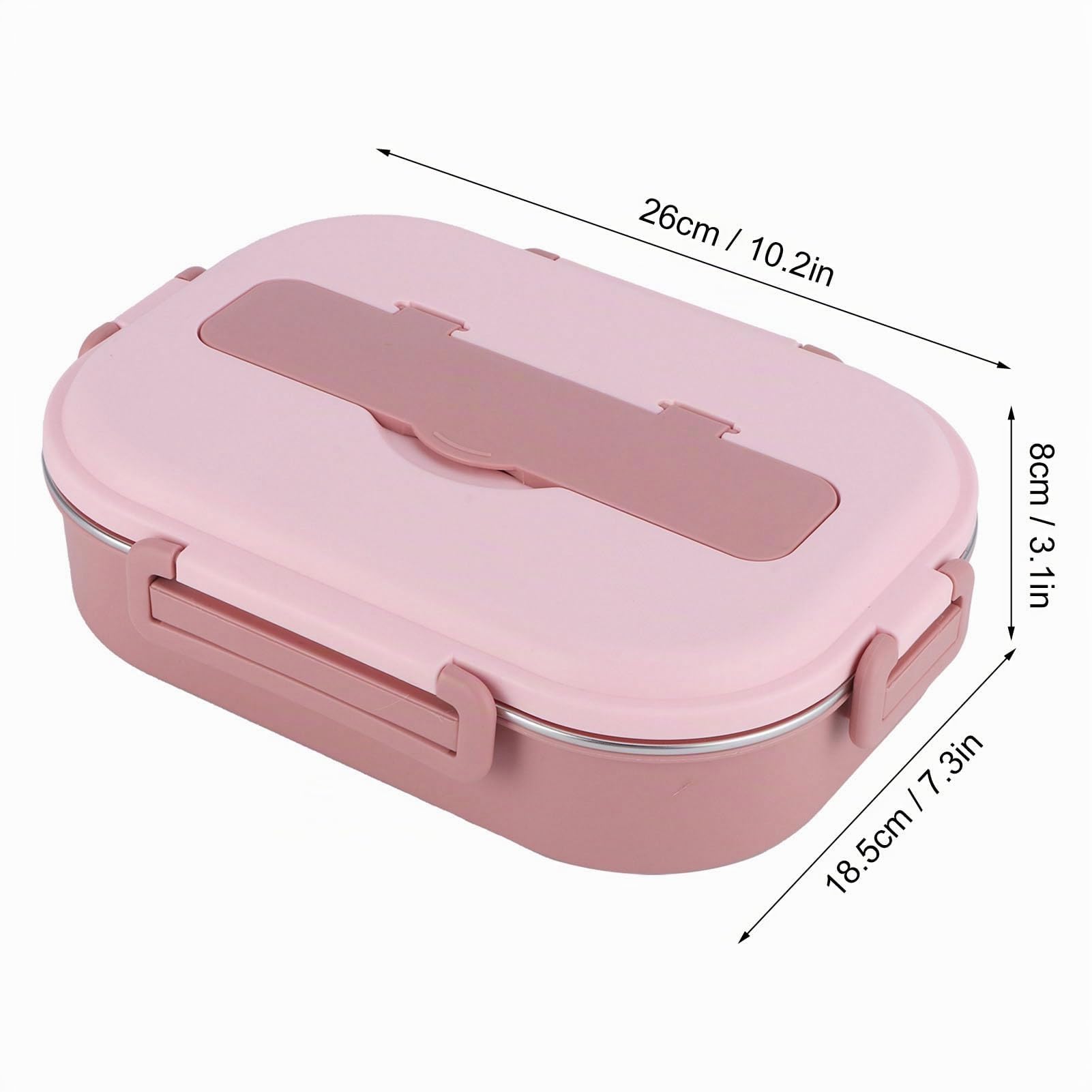 Portapranzo 4 Scomparti Isolamento Termico, 1500 ml