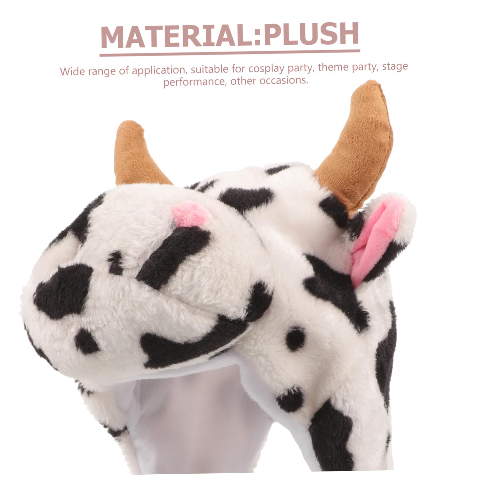 GALPADA 2piezas Sombrero De De Peluche Orejas y Gorro y Divertido Para Adultos De Cosplay y Ocasiones Especiales