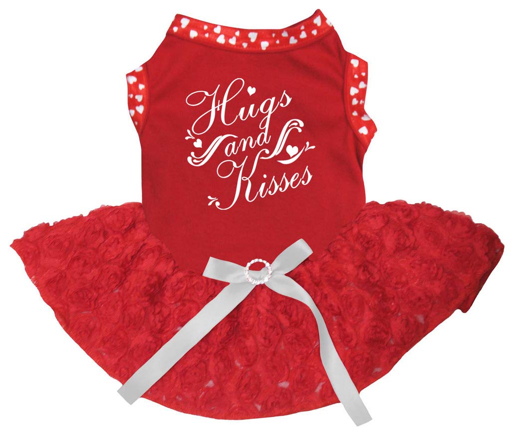 Robe coton pour chien Petitebella Hugs and Kisses vêtement souple anti-irritation