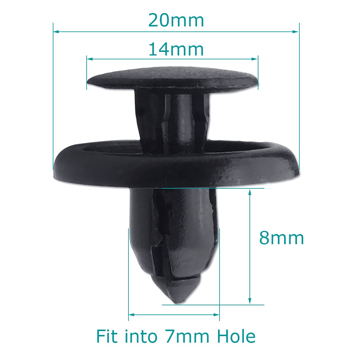 A6 ZONE CLIPS 02～Forever Side～ Fastener & Clip 1Set OEM Side Skirt Mounting Clips Kit Side