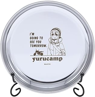 アクロス ゆるキャン△ 綾乃 なかよしキャンプ ステンレスプレート