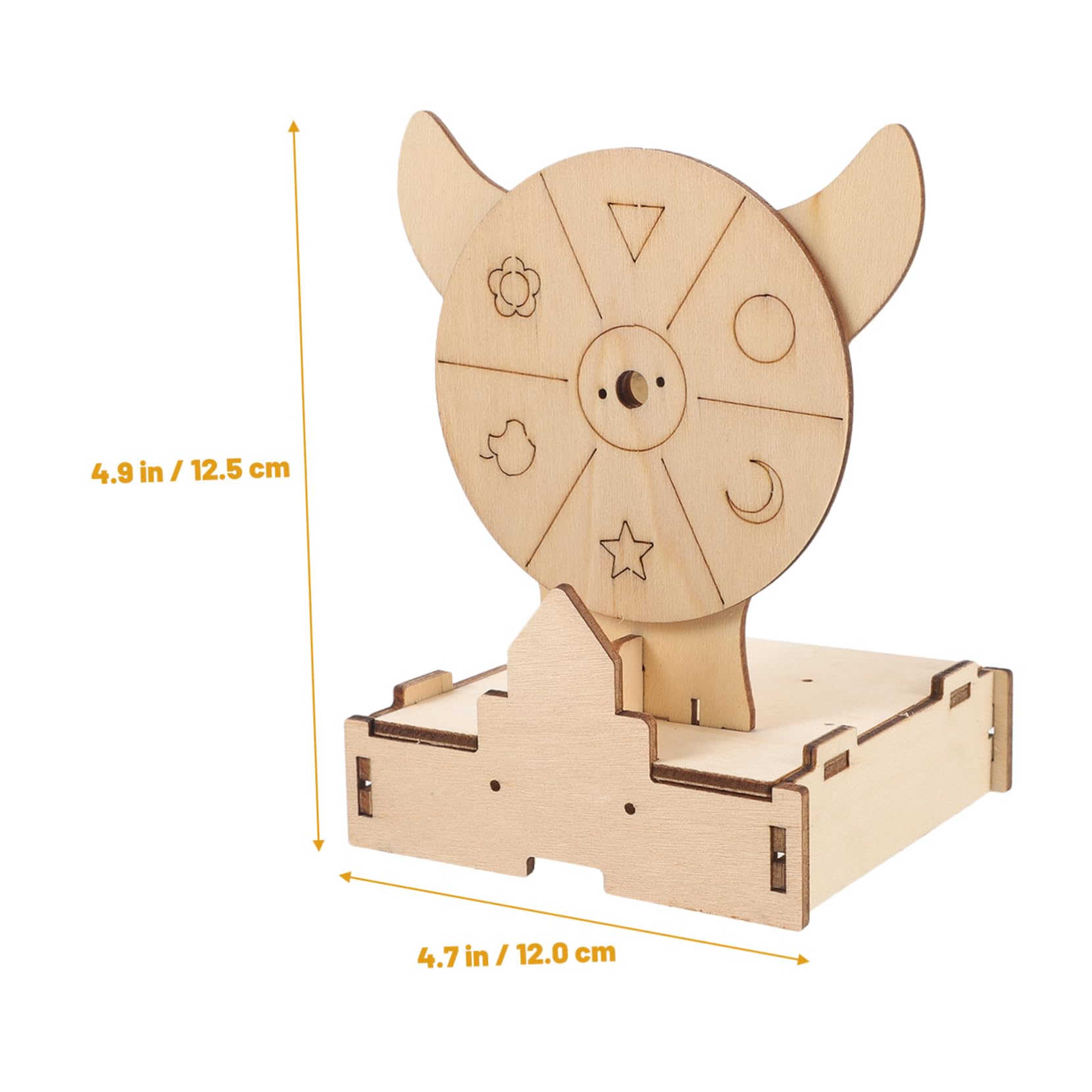 BESTonZON Fortune Game Prize Wheel DIY Puzzle Prize Wheel for Parties for Boys and Girls Adults