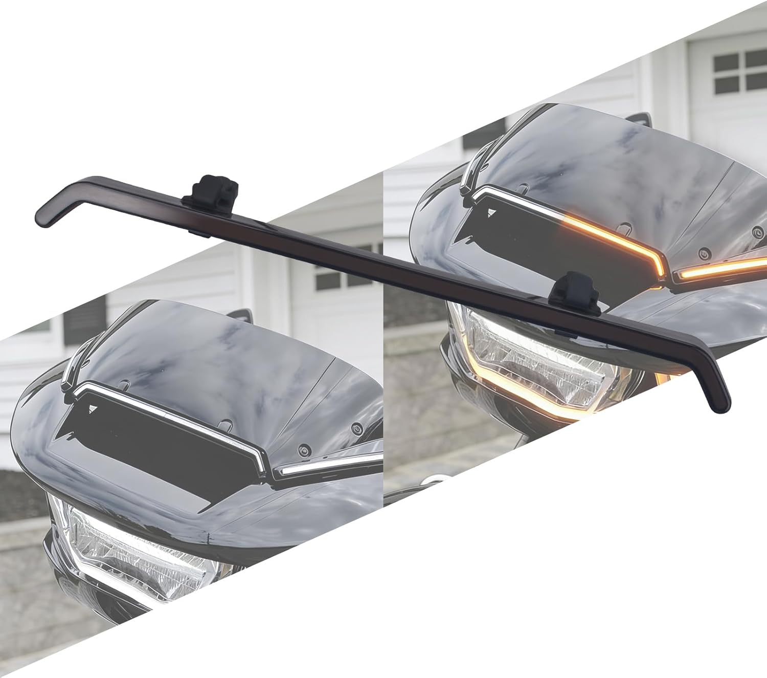 Running Turn Signal Light Windshield Windscreen Trim Fit for Harley Road Glide CVO ST FLTRXSTSE FLTRX 2024-Later CVO/SE FLTRXSE 2023-later