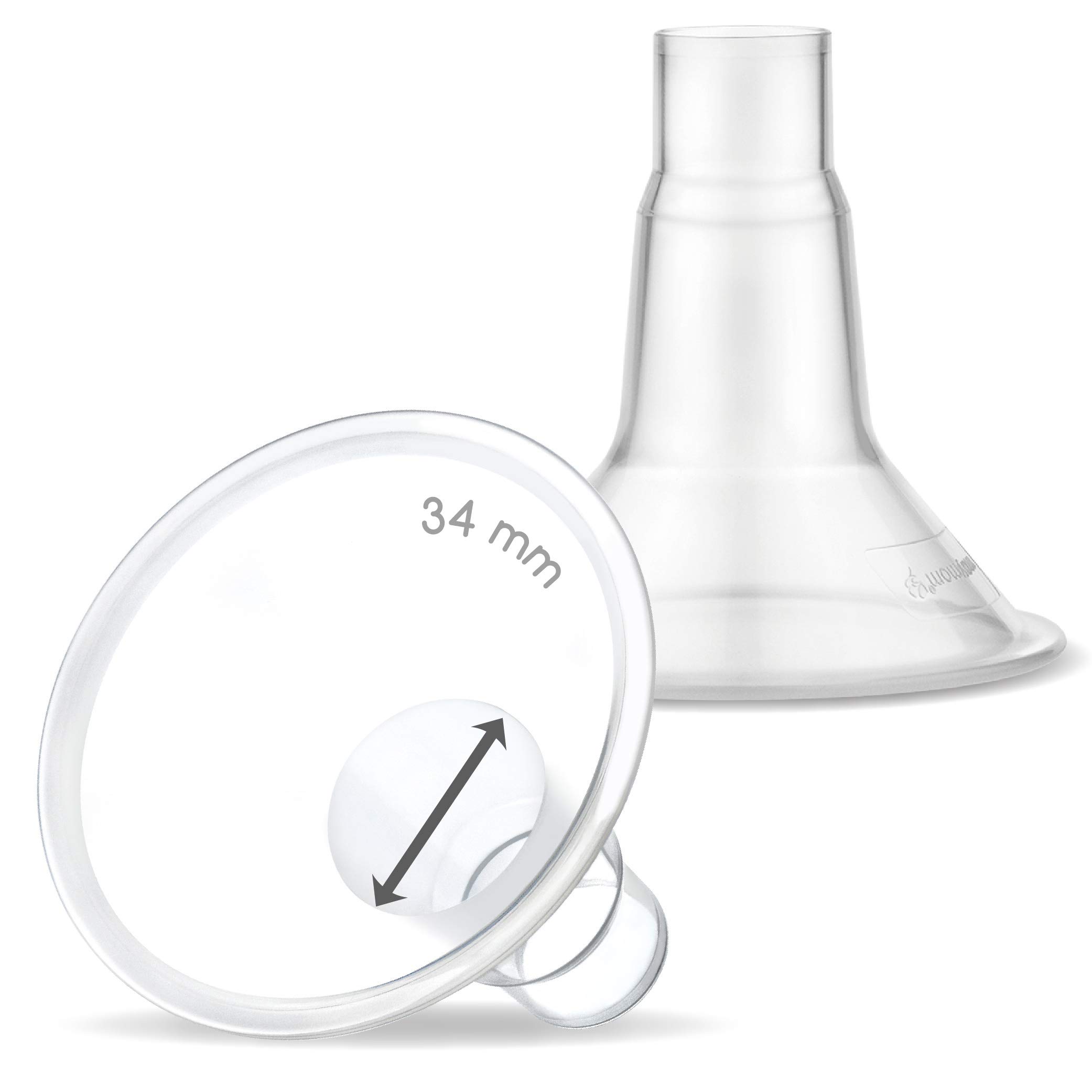 Maymom Myfit 13Mm Shields Compatible with Medela Breast Pump- Personalfit, Freestyle, Harmony, Maxi Connector; Connect to Widemouth/Narrow Connector, Personalfit/Freestyle Flex Connector; 2Pcs — view 43
