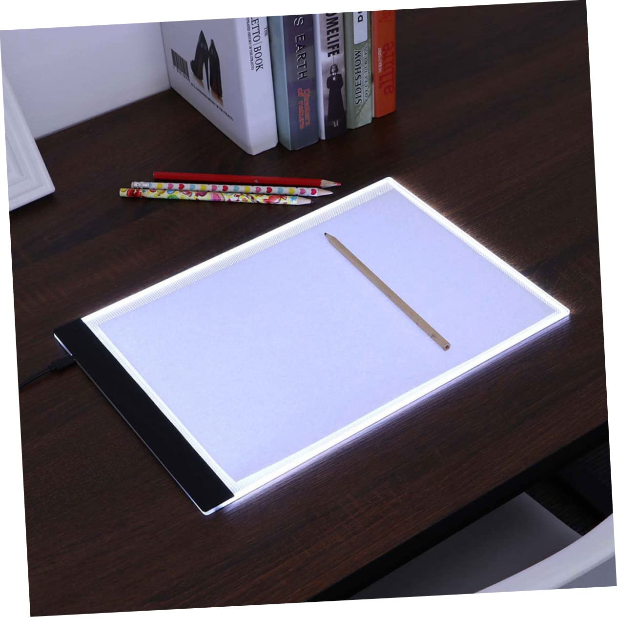 BEBEMOKO Slim A4 Light Table Led Copy Board Tracing Light Pad Box for Artists Portable Drawing Thin Pad Energy-Saving Light