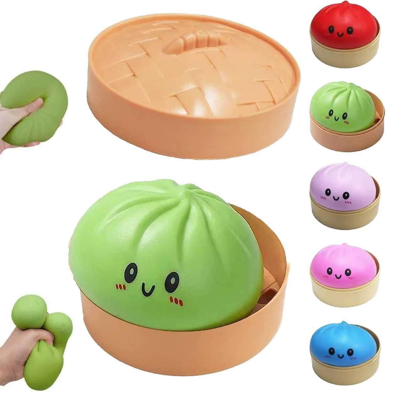 New 2026-Dumpling Squishies & Dumpling Squishy Mystery Box Squishy Dumpling (Purple) — view 17