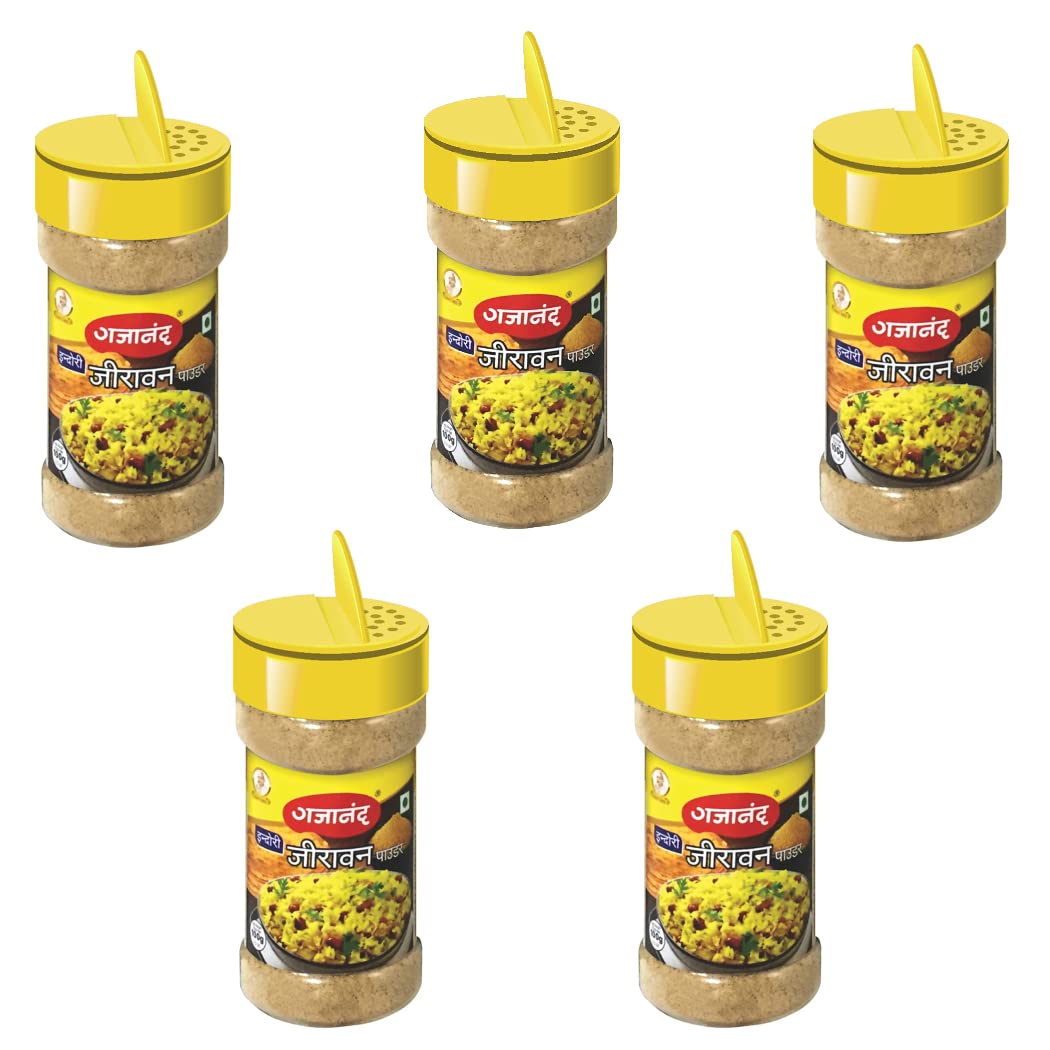 GAJANAND Indori Jeeravan Powder, 100gm x Pack of 5 / Jiravan Poha Masala Powder/No Artificial Flavors Added (B08H83BSQR) Amazon Price History, Amazon Price Tracker