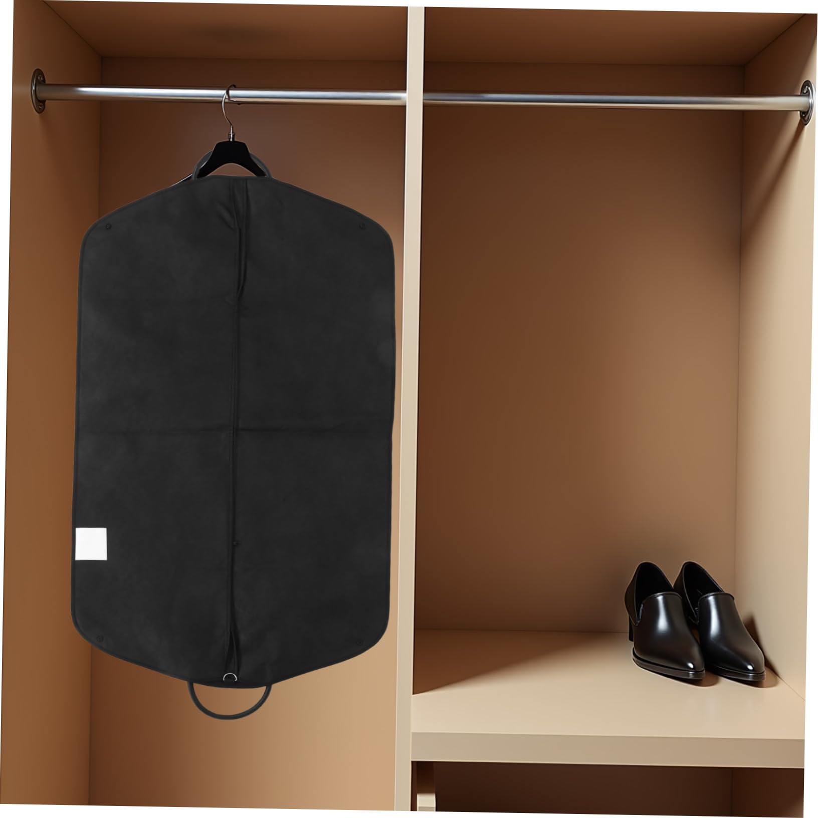 2 Piezas Bolsas para Trajes con Asa Fundas para Ropa de Tela No Tejida Protector Antipolvo con Cremallera para Viajes de Negocios Almacenamiento para Abrigos Chaquetas y Vestidos