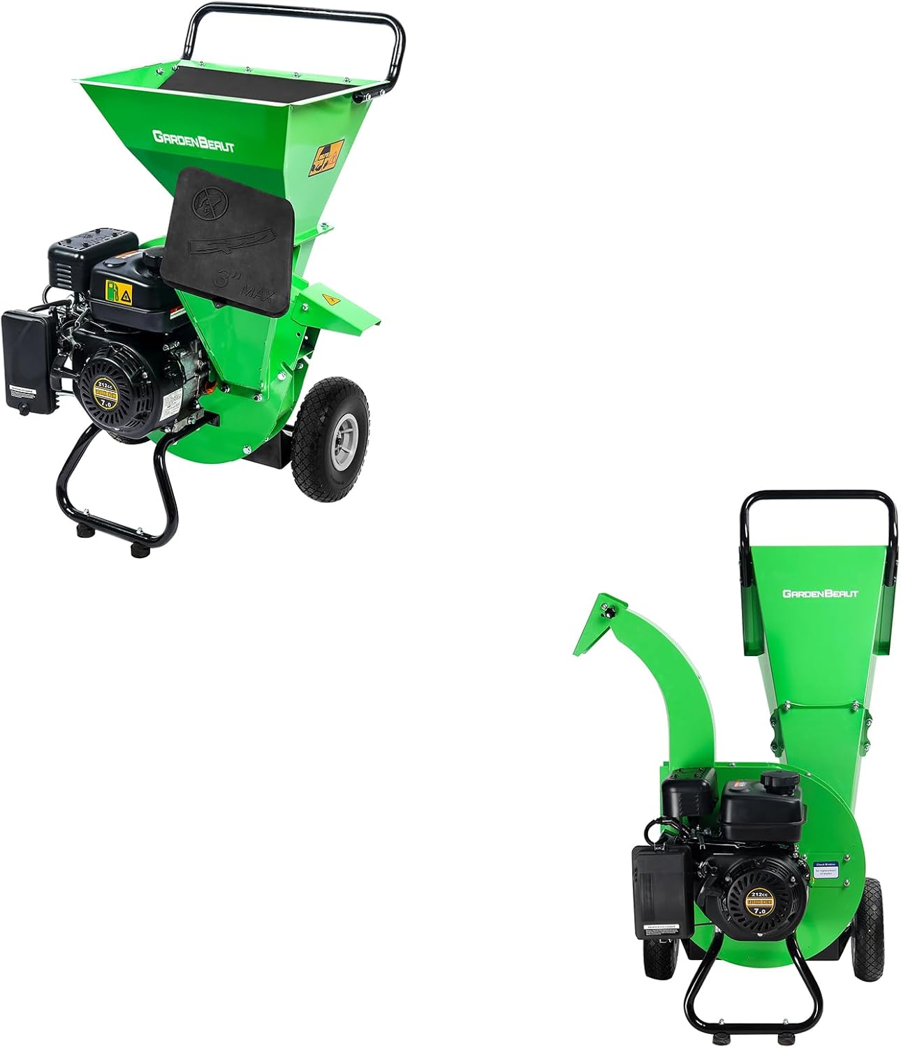 Chippers for Wood/Branch/Limbs and Garden Debris