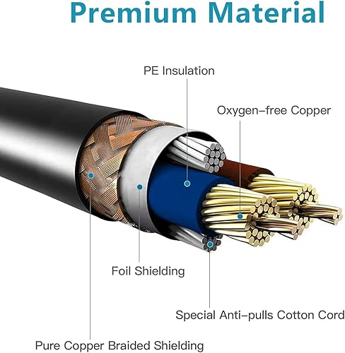 Miniatura 4 de FODEXAZY Cables DMX de 9.8 pies3 pines, cable DMX XLR DMX512 macho a hembra Cable de señal de iluminación de escenario ampliamente utilizado para