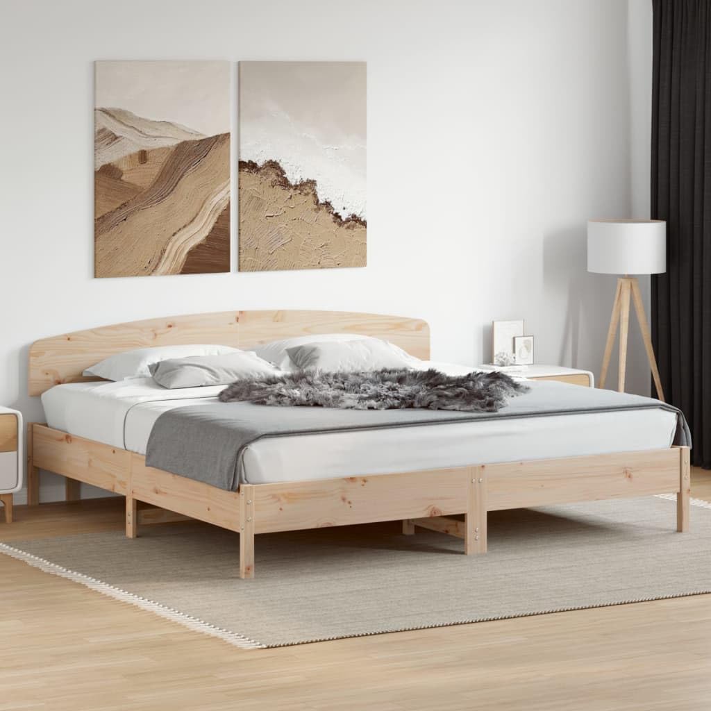 842490 Testiera 180 cm in Legno Massello di Pino Testata in Legno,Testata Letto Matrimoniale Muebles Dormitorio Spalliera Letto Testiere per Letto Matrimoniale