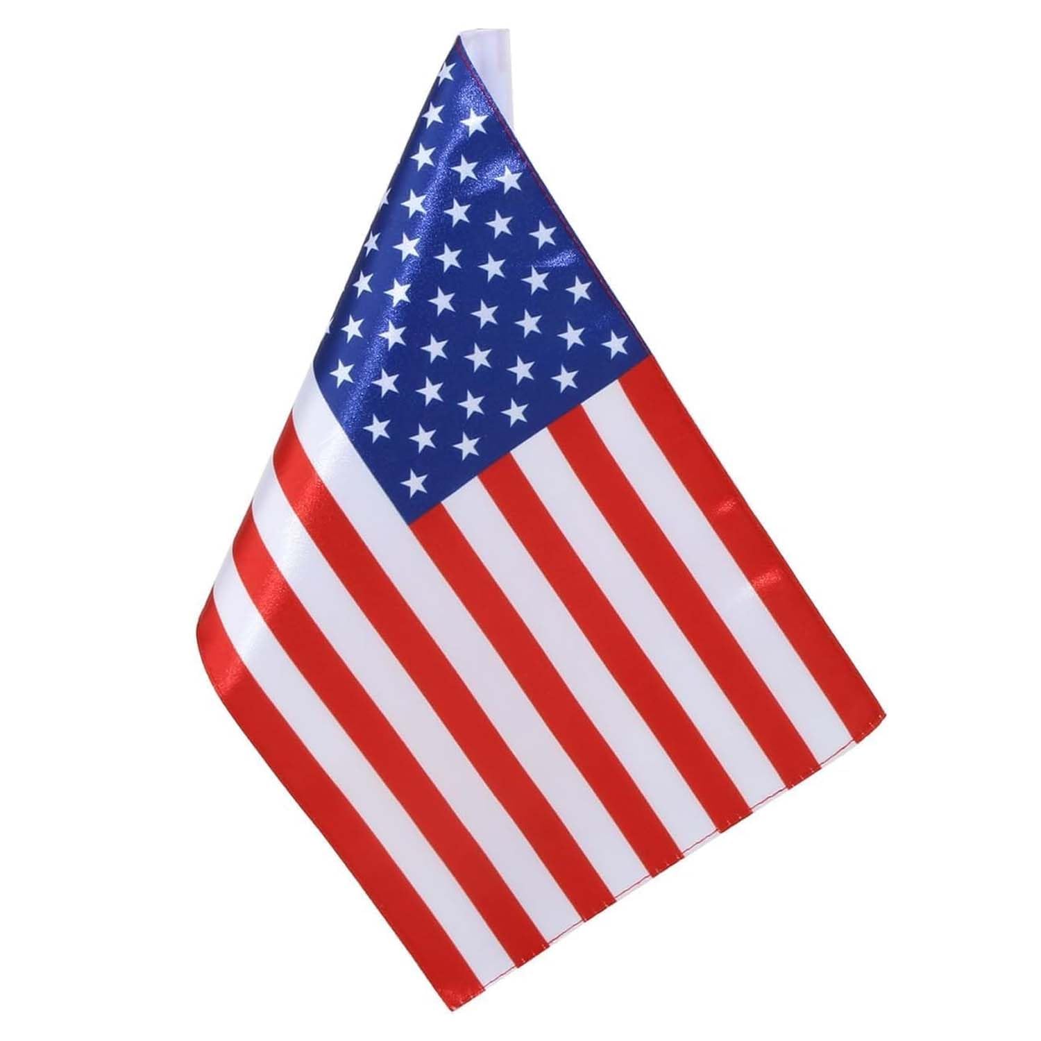 6''x10'' American Flag for Harley Motorcycle, UV Resistant & Dou-ble sided Stitched US Flag Fit for 3/8'' Poles Replacement Motorcycle Flag, Suitable for Garden | Party | Bar | Bike etc