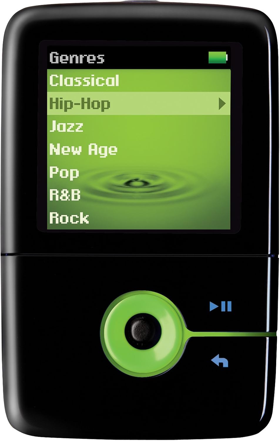 Creative Zen V Plus 2 GB Portable Media Player (Black/Green)