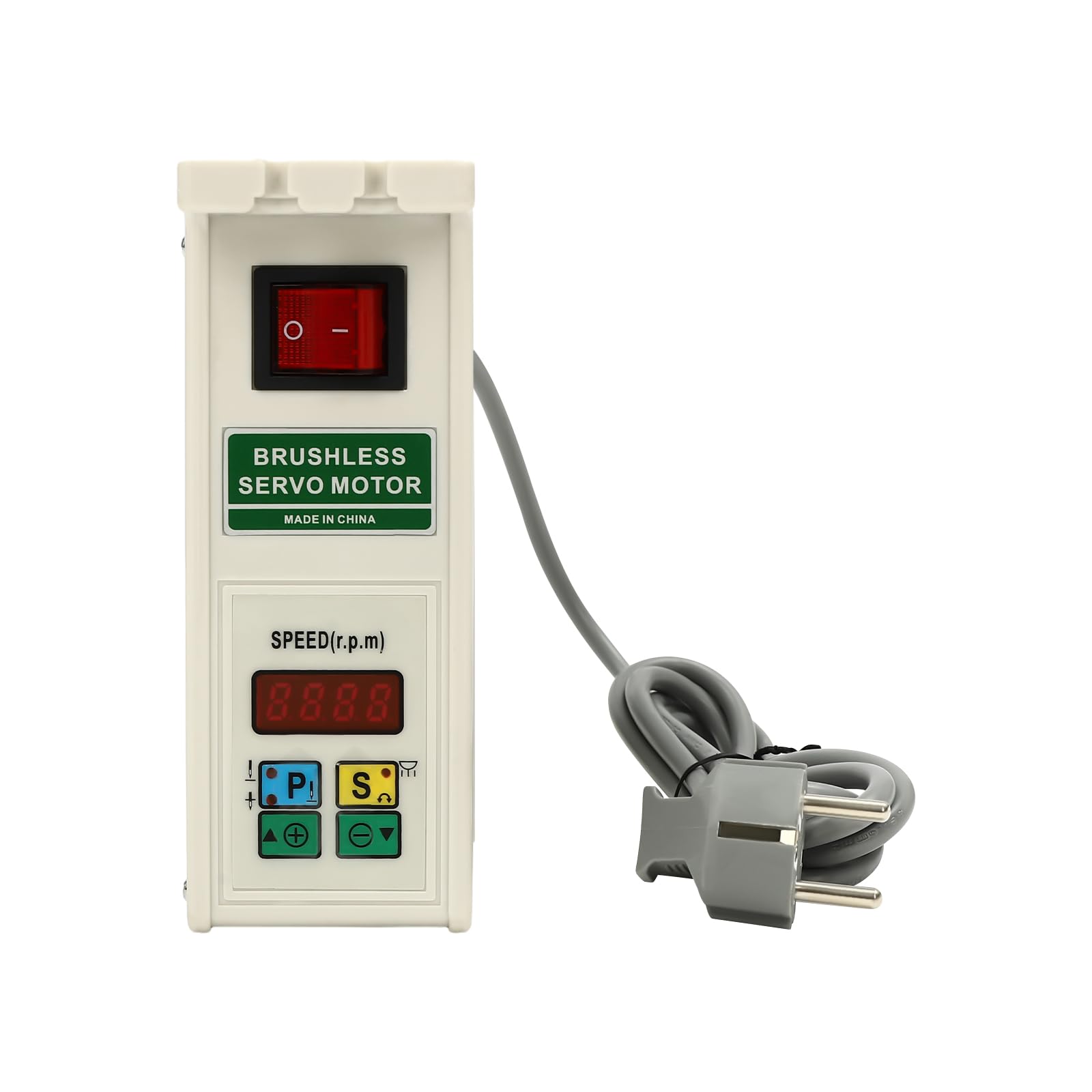 Motore elettrico per macchina da cucire, 600 W, macchina da cucire industriale, senza spazzole, 220 V, per servomotore silenzioso, a risparmio energetico