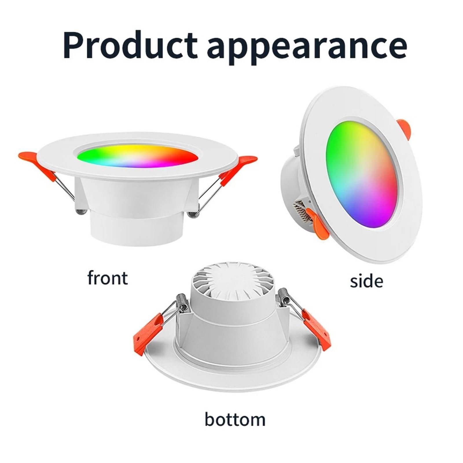 3 Pezzi Tuya Bluetooth Smart Downlight Dimmerabile A Colori Da Pollici Control 10W 85-265v