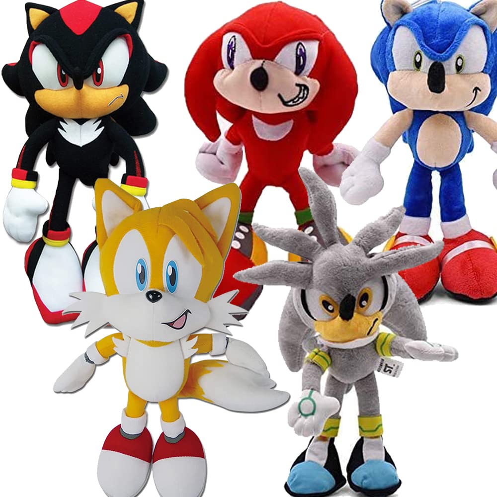 Buy Rose Toy Sonic Plush Shadow The Hedgehog Super Sonico 5pcs 30cm