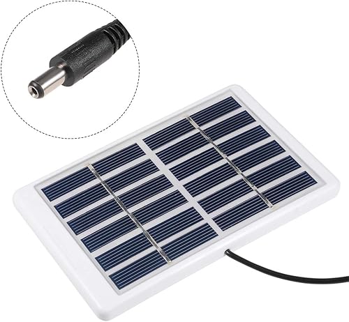 Miniatura 4 de uxcell 1.2W 6V pequeño módulo de panel solar DIY polisilicio con 9.8 ft de alambre para juguetes cargador
