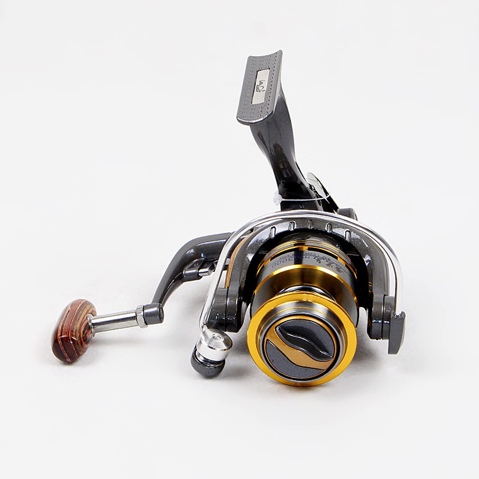 Kołowrotek spinningowy w całości metalowy 11-łożyskowy kołowrotek wędkarski Haiganluya 1000-6000 żyłowy kołowrotek wędkarski (rozmiar: 5000 serii)