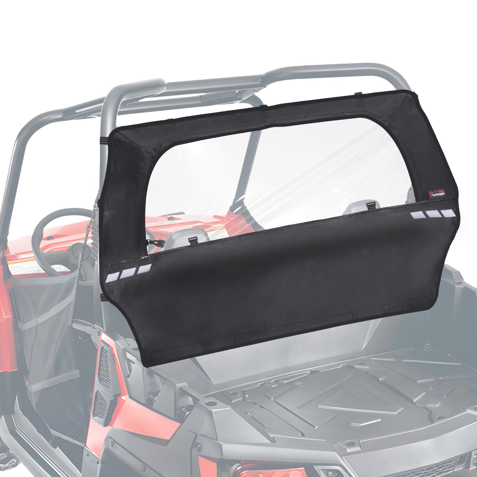 StarknightMT RZR 800 570 Soft Rear Window, UTV Zipper Rear Windshield Back Window Compatible with Polaris 2008-2014 RZR 800/RZR 570 14-20/RZR TRAIL