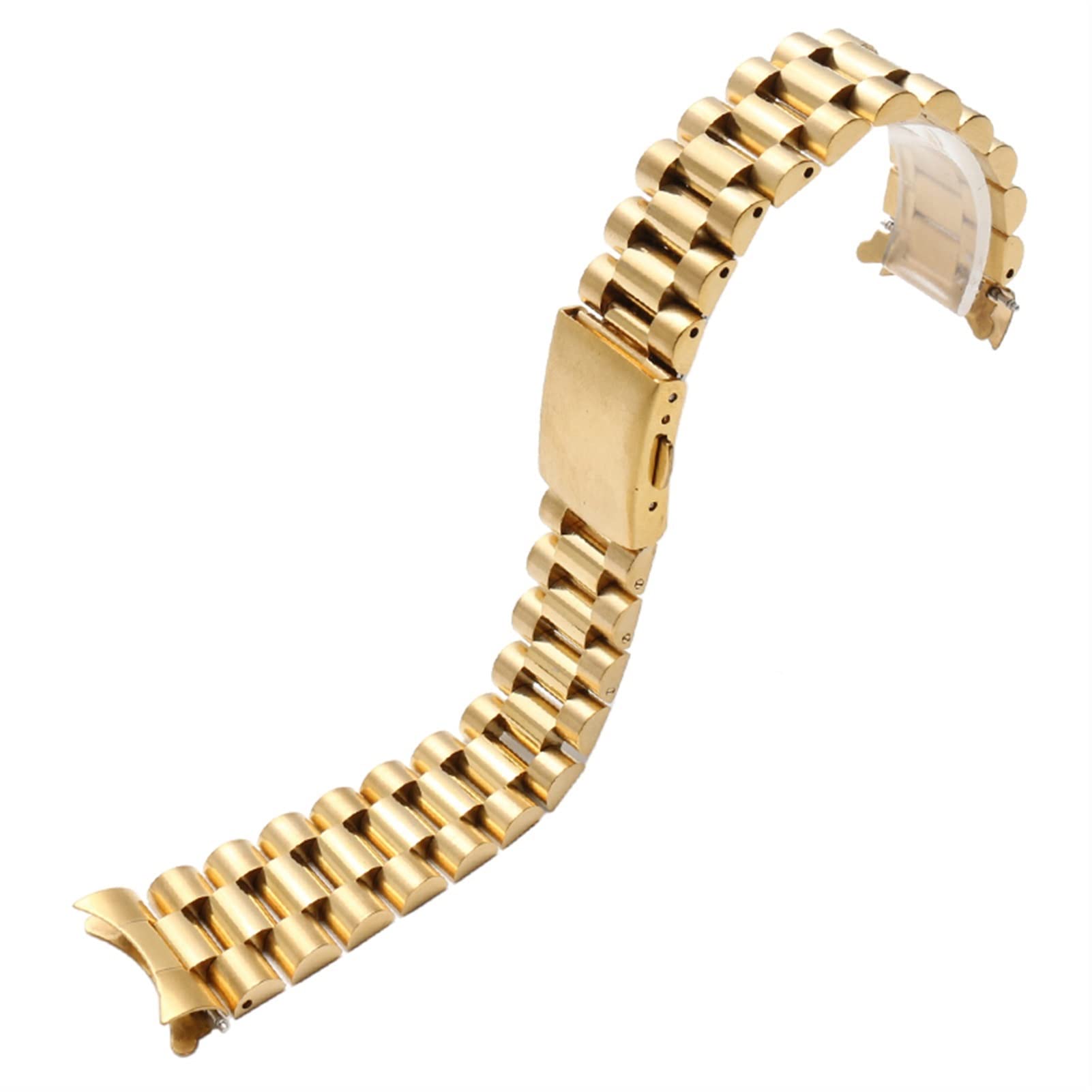 Citizen Enicar 20mm 22mm Edelstahl Uhrenarmband Stahlband mit Faltschließe
