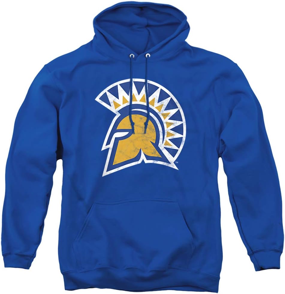 LOGOVISION Official Collegiate Distressed Primary Logo Adult Pullover Hoodie Collection