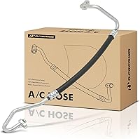 Vista 8 de A-Premium Conjunto de manguera de línea de succión de A/C compatible con Honda Accord 1990-1993 2.2L, compresor a Evap