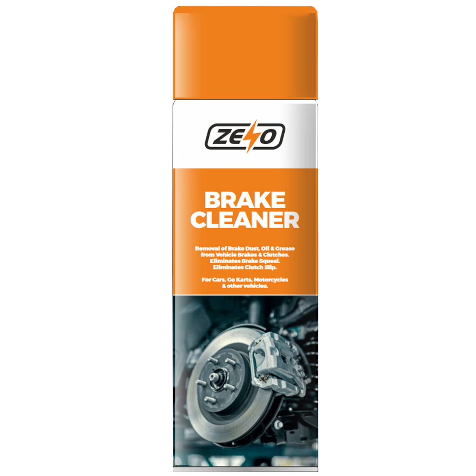 ZENO Brake Cleaner Spray Vehicle Parts Cleaner Maintenance Cleaning Car Care Spray Can for Carburettors, Brakes & Metals (1)