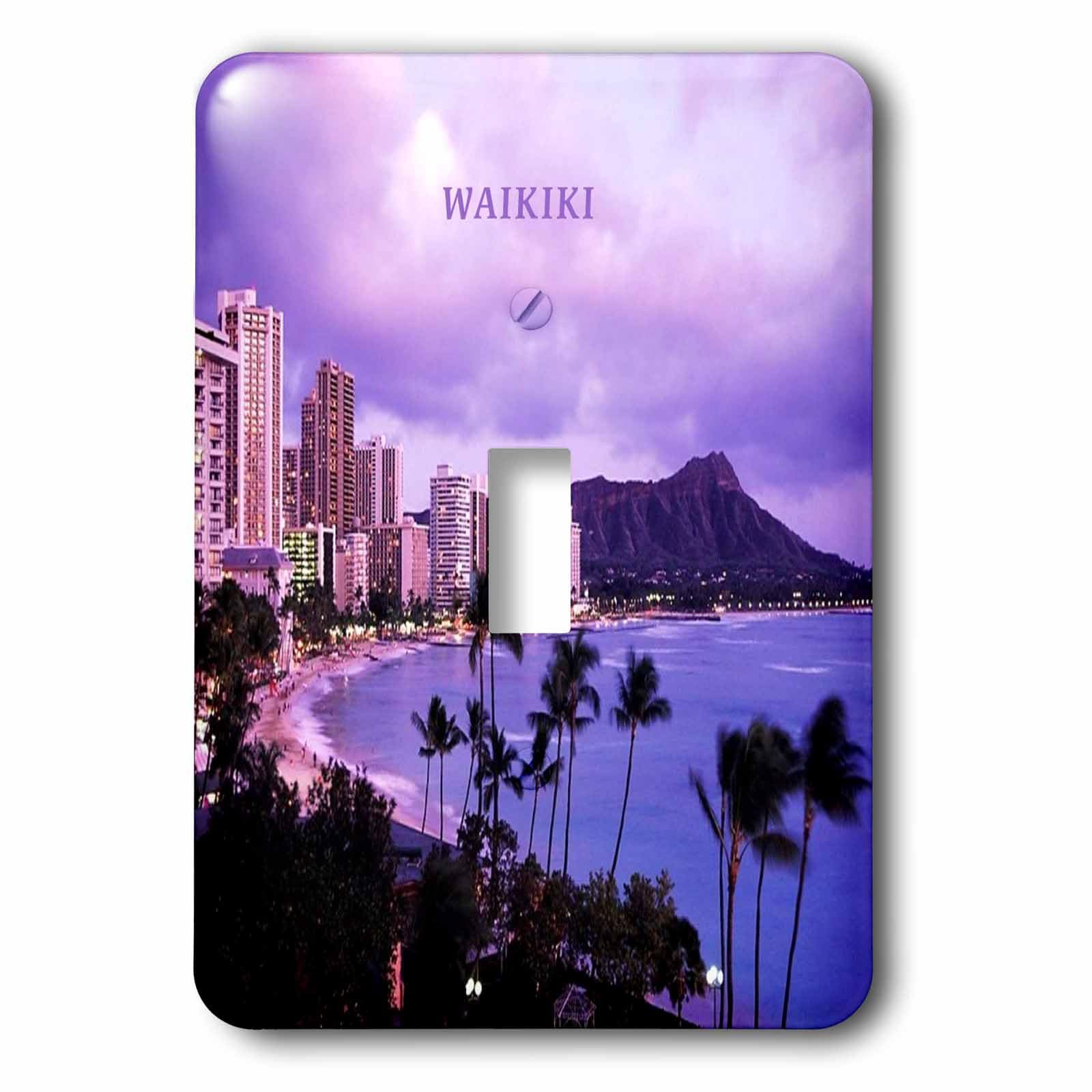 Interrupteur à bascule unique habillage mural Hawaii pour remplacer une plaque unie