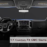 Vista 2 de Parabrisas de coche con protector solar - Motomate personalizado para GMC Sierra 1500 2500 3500, 2023 2022 2021 2020 2019