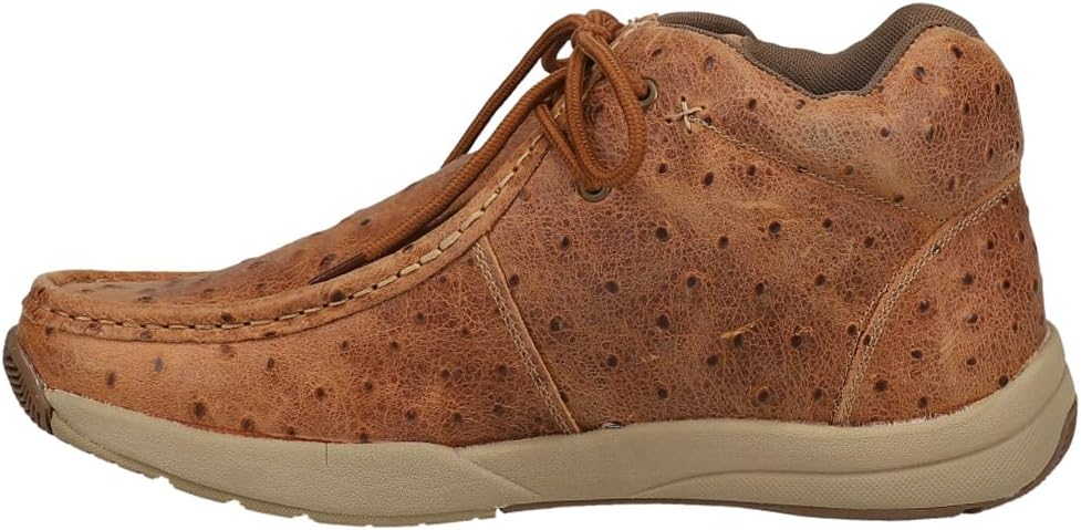 ROPER Mens Clearcut Textured Chukka Casual Boots - Beige - Size 8.5 D