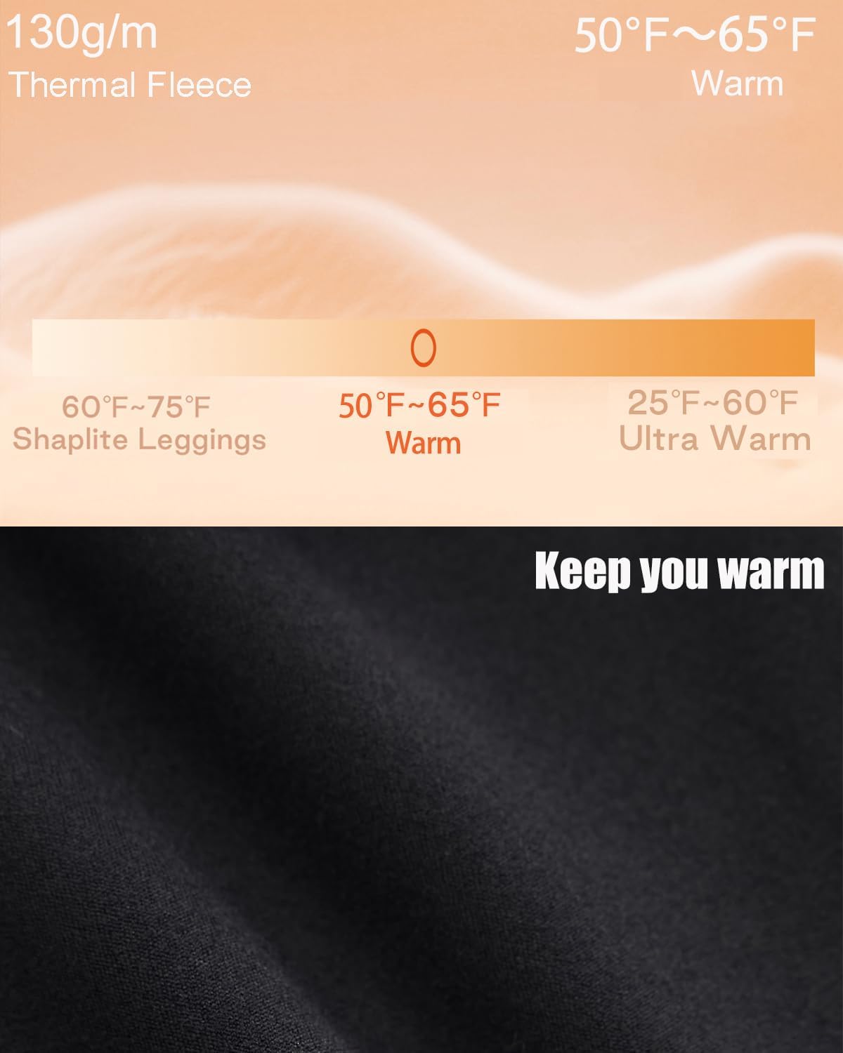 Thermal Leggings for Women Warm Winter Butt Lifting High Waisted Tummy Control Tights with Pockets - Image 5