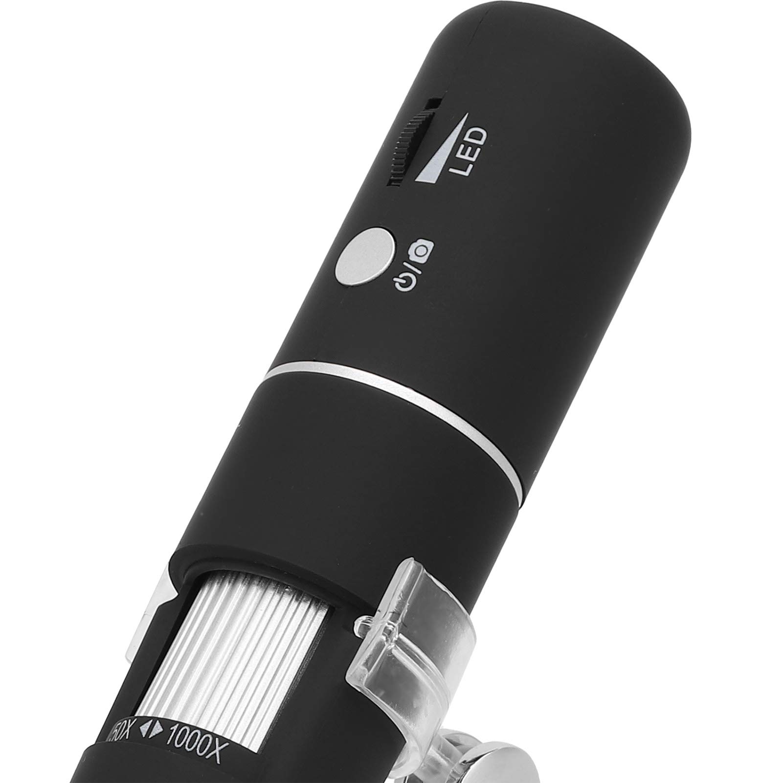 Microscopio digital WiFi 1080P, 2MP 50-1000X con 8 luces LED