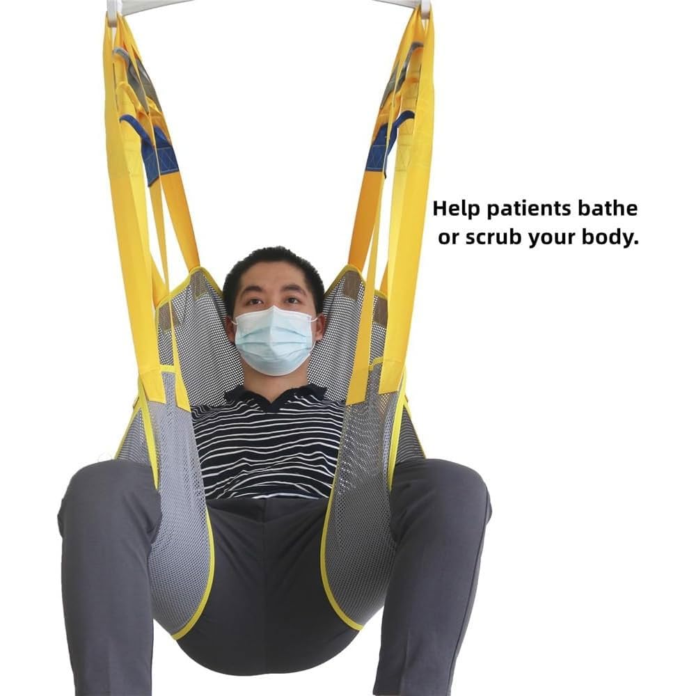 Arnés Elevación Paciente De Cuerpo Completo, Eslinga Elevación,para Posicionamiento Y Elevación De La Cama,Enfermería, Cuidador 507 Libras Large