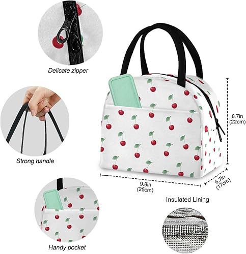 Miniatura 9 de Bolsa de almuerzo reutilizable con estampado de piel de fútbol americano realista con bolsillo frontal con cierre de cremallera térmica aislada,