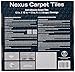 Nexus Self Adhesive 12-Inch Carpet Floor Tiles, 12 Tiles - 12