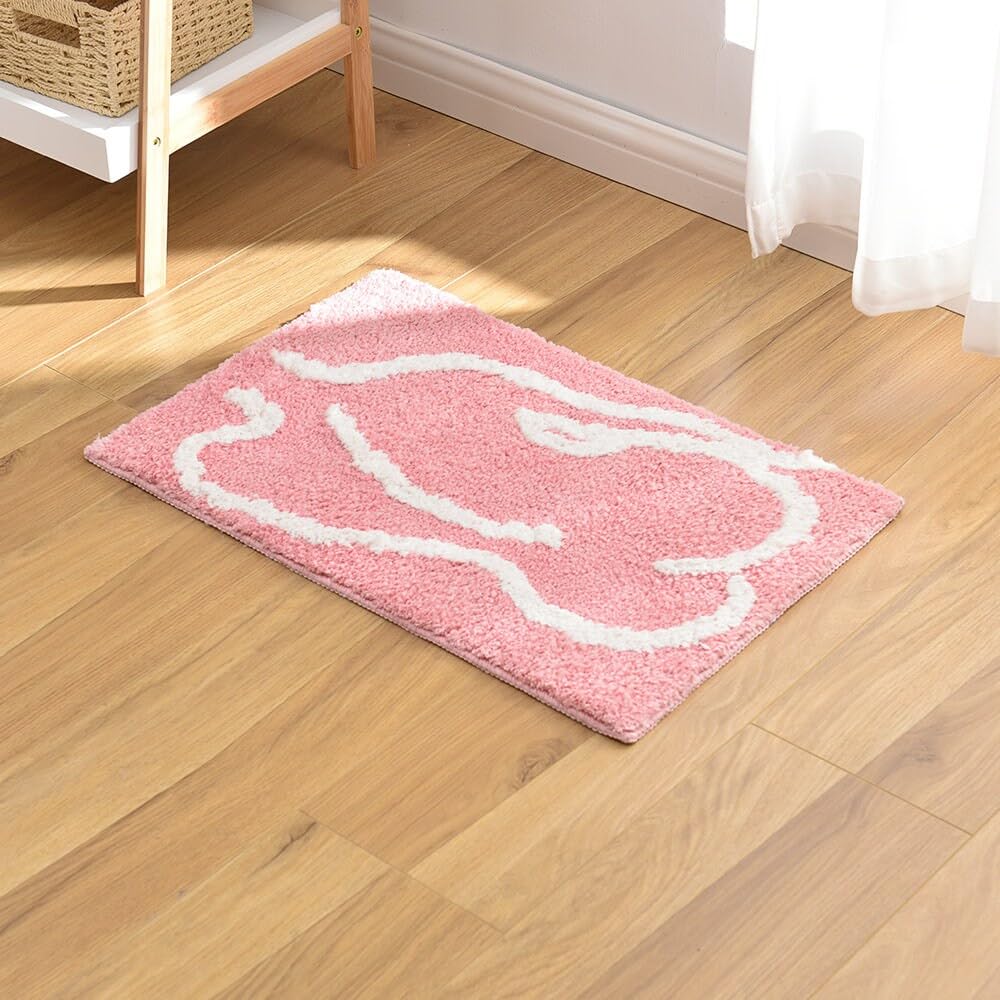 Amazon | Feblilac ピンク 裸の女性 バック バスマット 楽しい ヌード