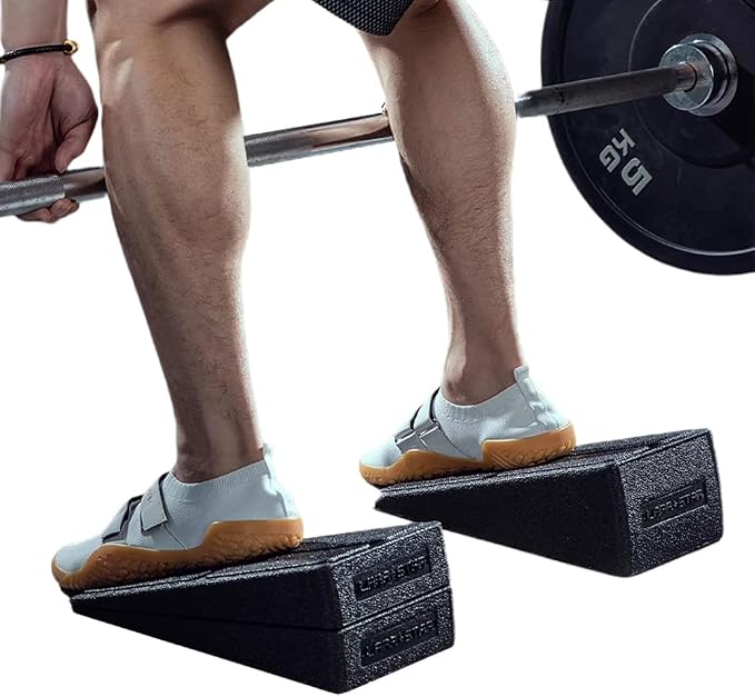 MuscleForge Squat Wedge Block - Slant Board For Calf Stretching, Squat Heel Support, Agility Training (Black EPP, Holds 200kg) - View #11