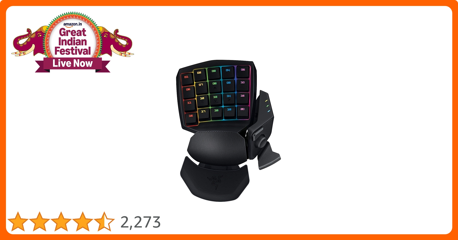 Amazon.in: Buy Razer Orbweaver Chroma Elite RGB Mechanical