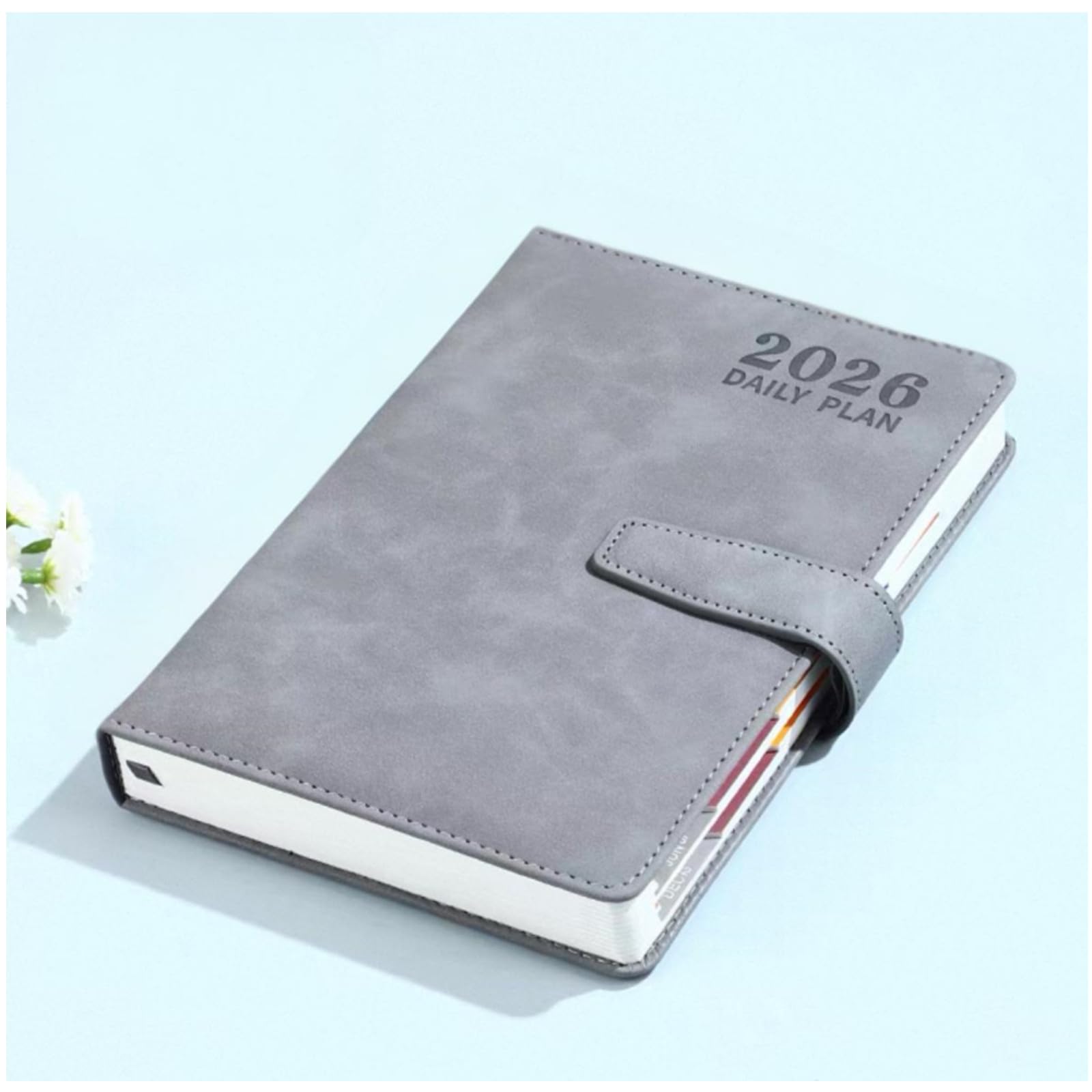 Amazon.co.jp: Jxzyil 手帳 2026 1月始まり2026年12月まで 1日1ページ