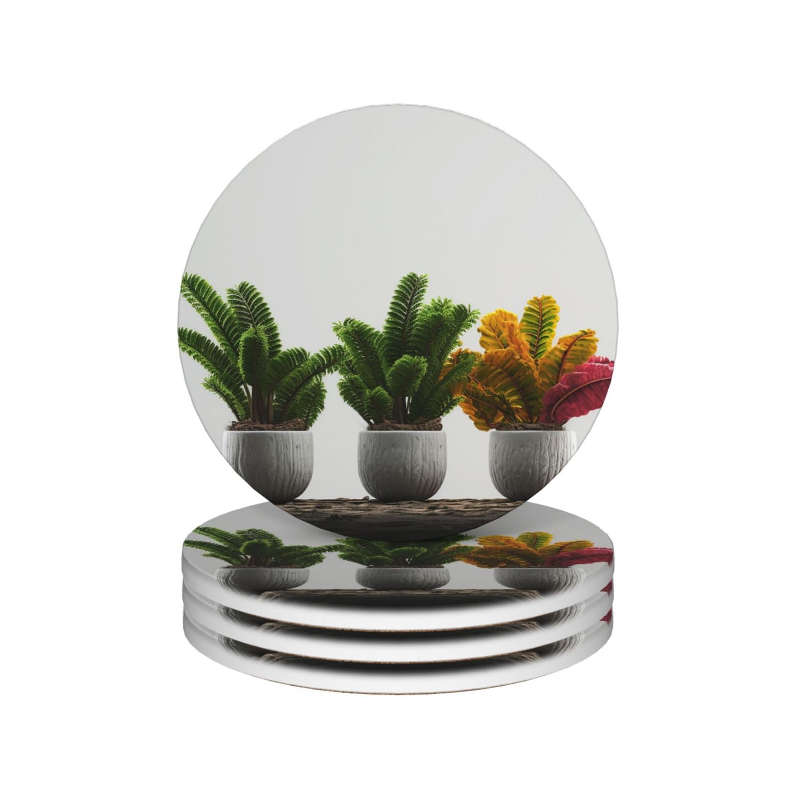 Dessous de verre pour protection de table contre les taches d'eau et les rayures