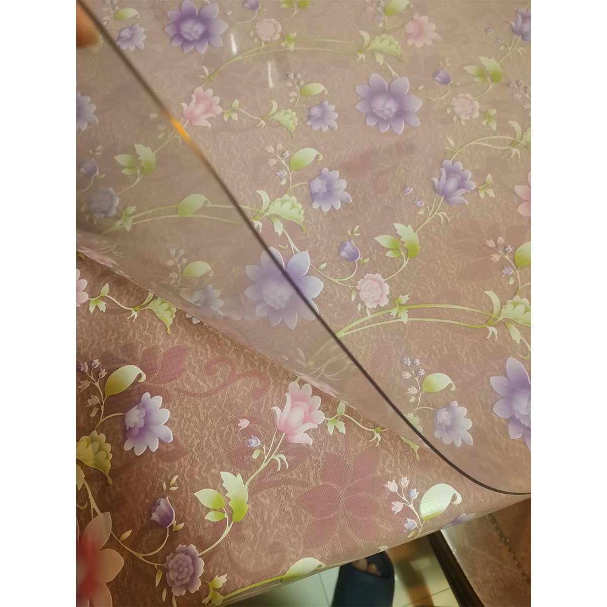Sous-main Antidérapant Avec Texture De Fleur De Cosmos Tapis D'écriture Semi-transparent Tapis De Travail Pour Table De Cuisine, 50x100cm 60x120cm 70x130cm Tapis De Dessin(80x150cm)