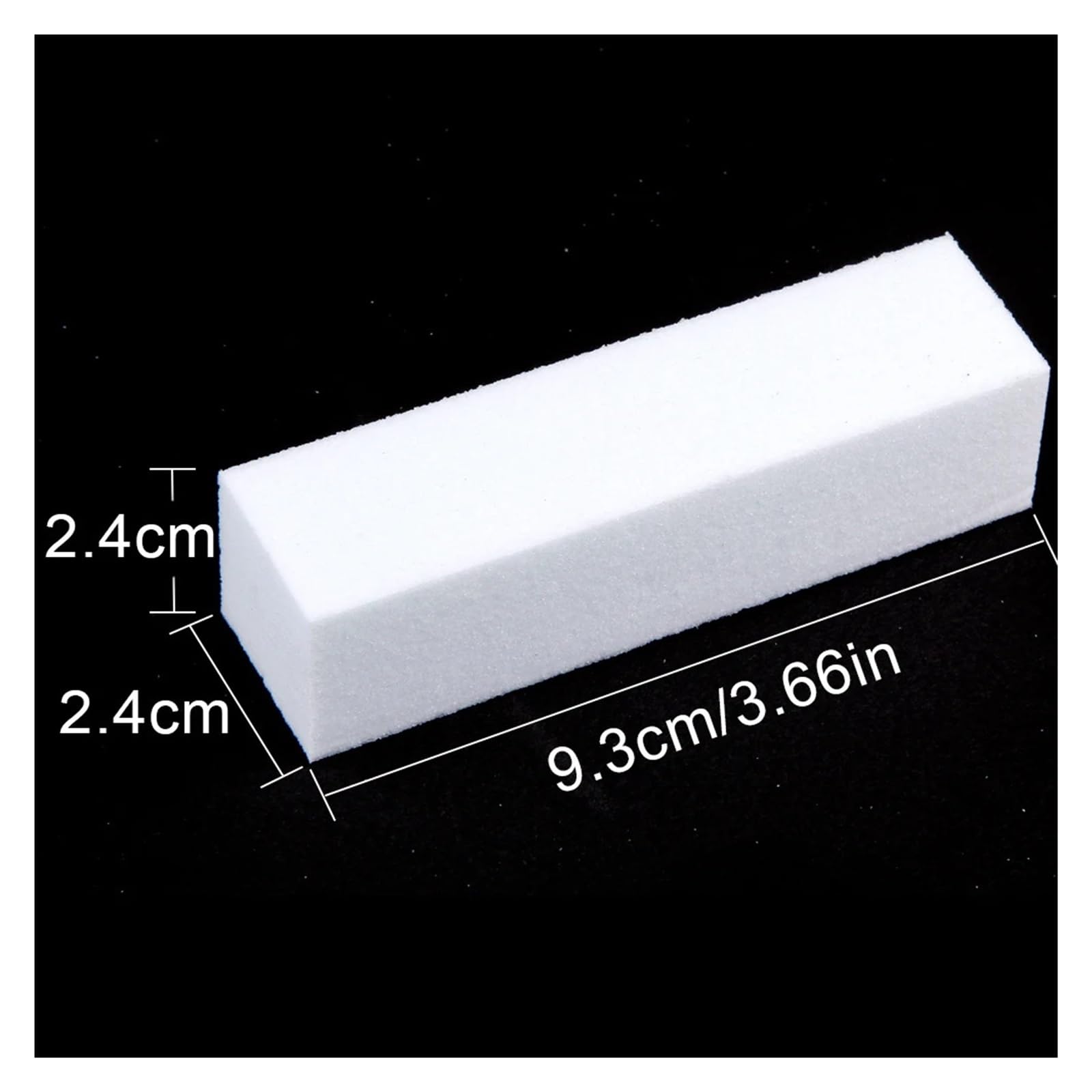 5/10 pezzi Lima for unghie professionale Blocco lucidante for manicure e pedicure Lime for levigatura Spugna lucidante Accessori for nail art(10pcs Blue)