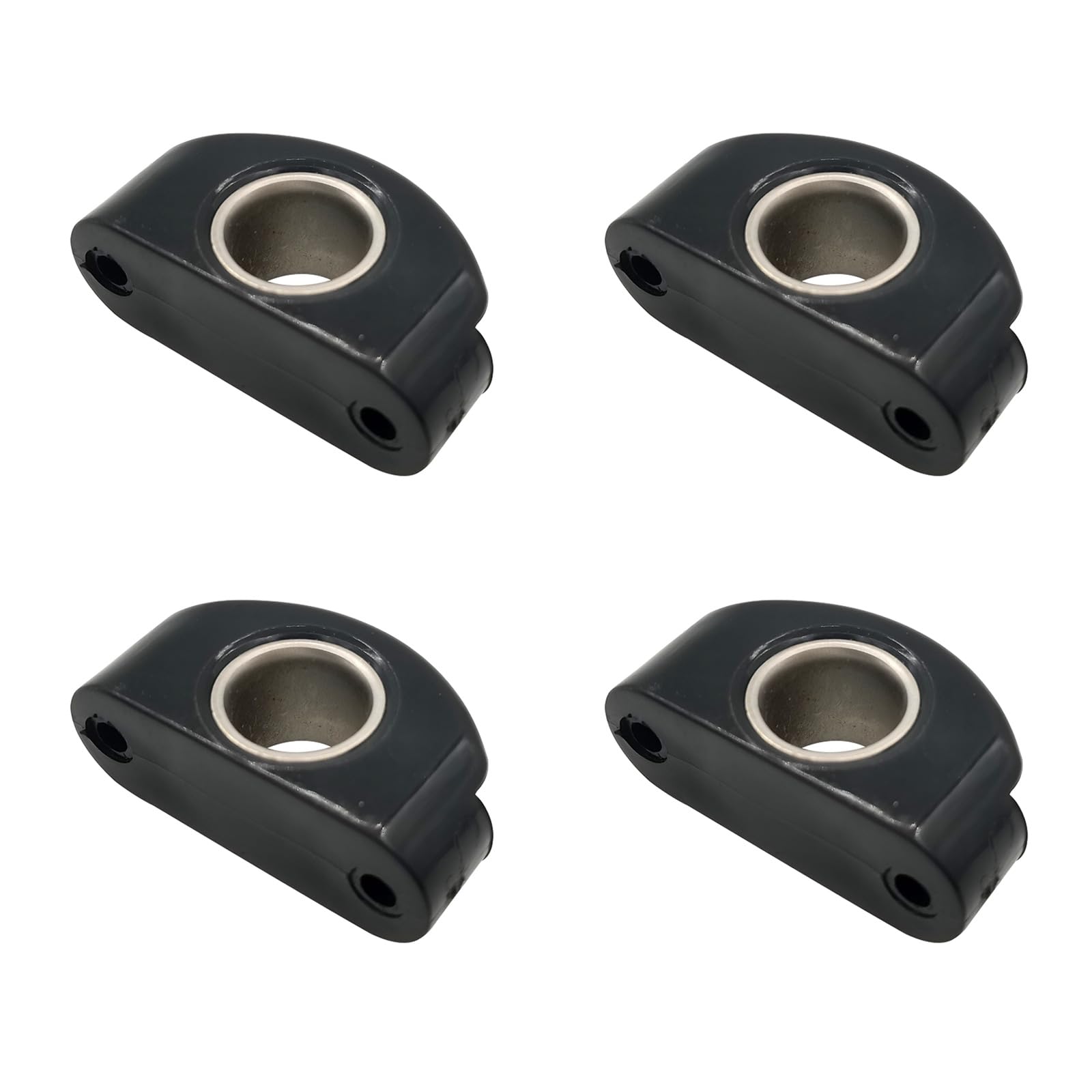 CUNZJIA High Strength Nylon Marine Rope Guide Fairlead Bullseyes Fitting Nylon Pulley for Boat Deck Cable Management
