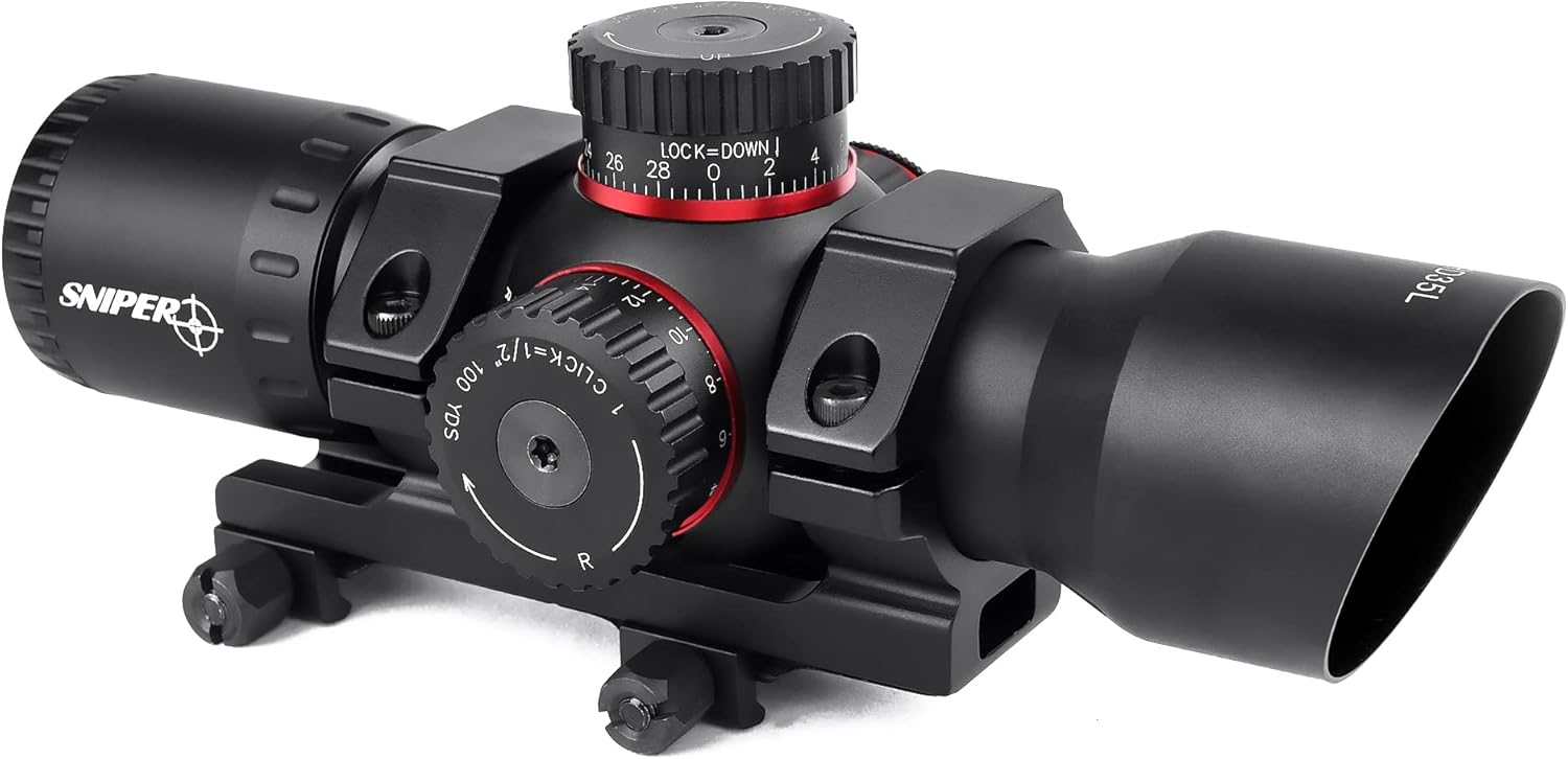 Sniper RD35L 35mm Tube 3MOA Compact Scope Red Dot Sight with 11 Adjustable Brightness Levels Fits Picatinny Rail Photo