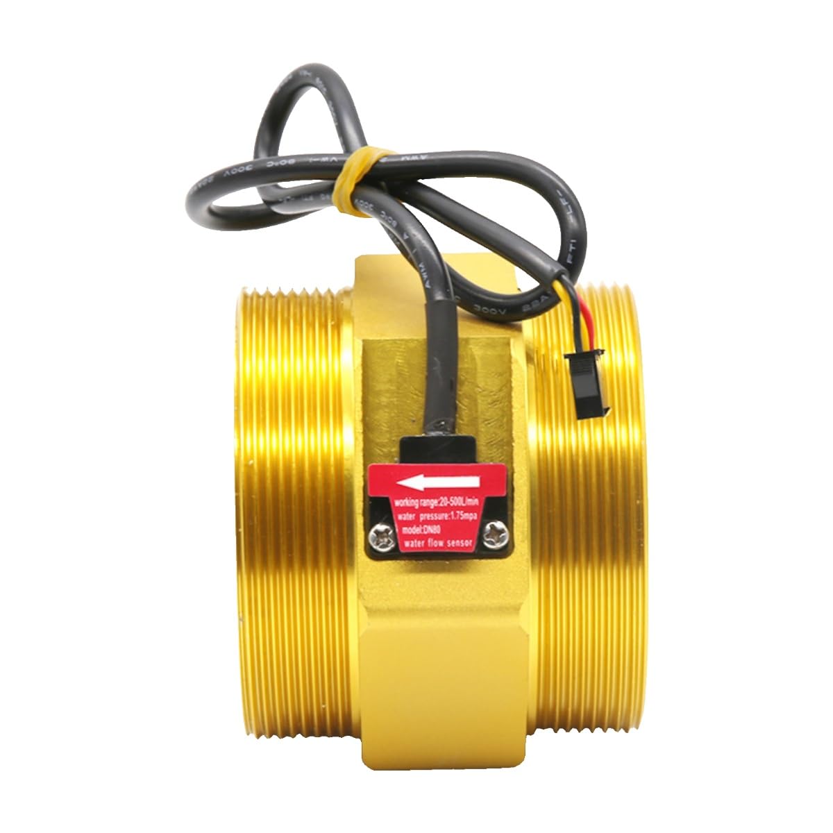 Capteur de débit d'eau DN80 3 pouces à haute durabilité pour installations d'exception