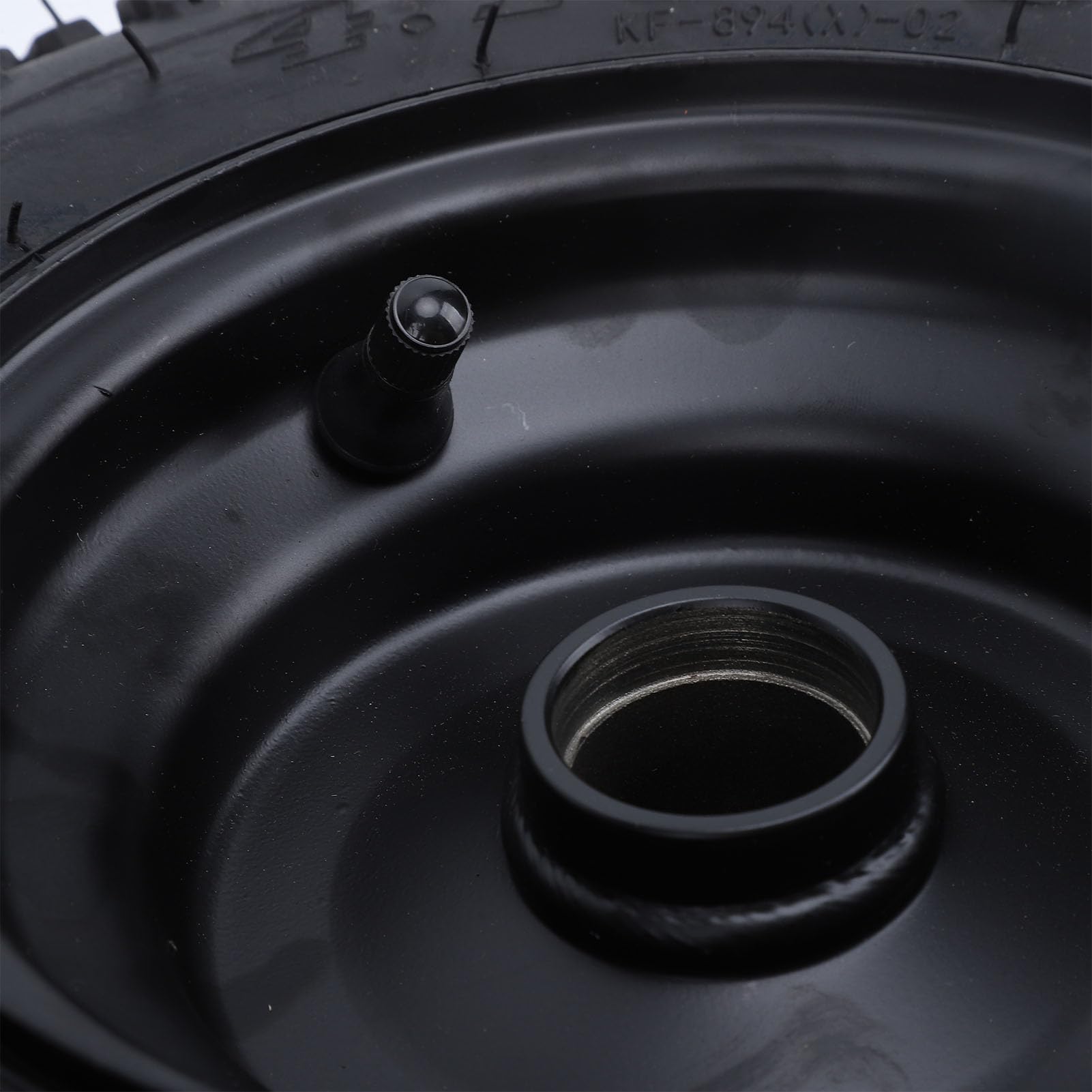 4.10-6 Antypoślizgowa Opona i zespół Koła Pasujące do Minibike'a ATV Go Kart, Wytrzymała Gumowa Felga Przedniego Koła Opona do Traktora Ogrodniczego, Metalowa Piasta Wymienna Skutera, Taczka,
