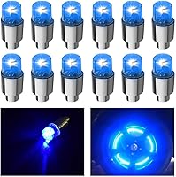 Vista 14 de 12 luces LED parpadeantes para rueda, luces para válvula de llanta de automóvil, camión, moto y bicicleta